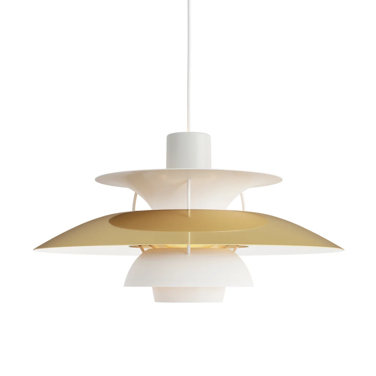 Louis Poulsen - PH 5 lampe suspendue, laiton