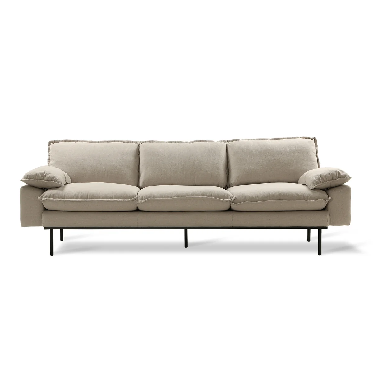 HKliving - Retro Canapé, 4 places, beige HKliving - Retro Canapé, 4 places, beige