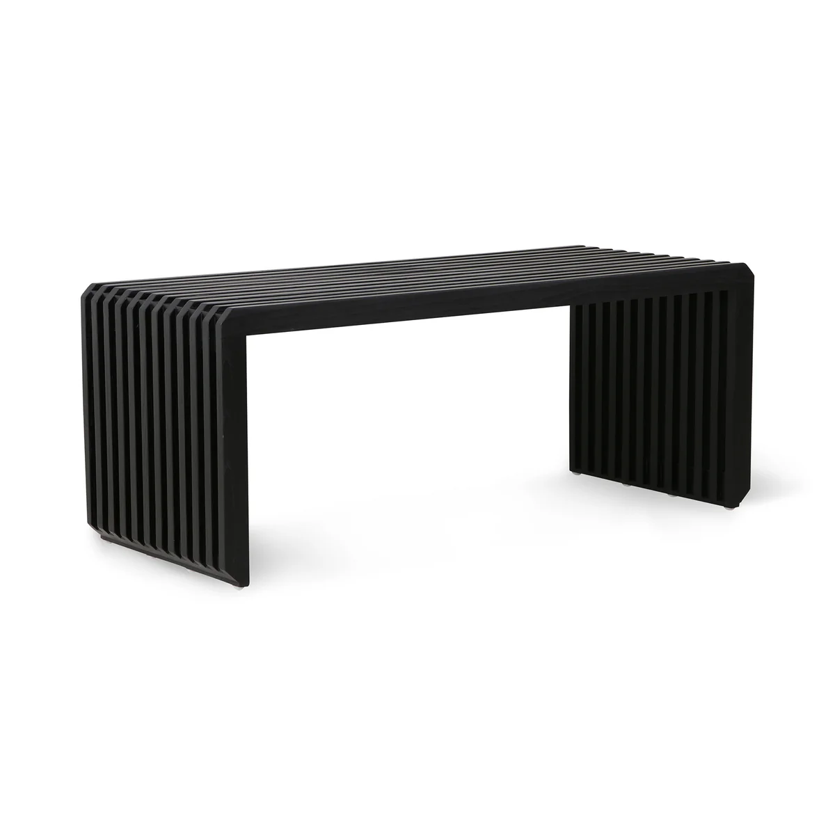 HKliving - Slatted Banc 96 cm, noir HKliving - Slatted Banc 96 cm, noir