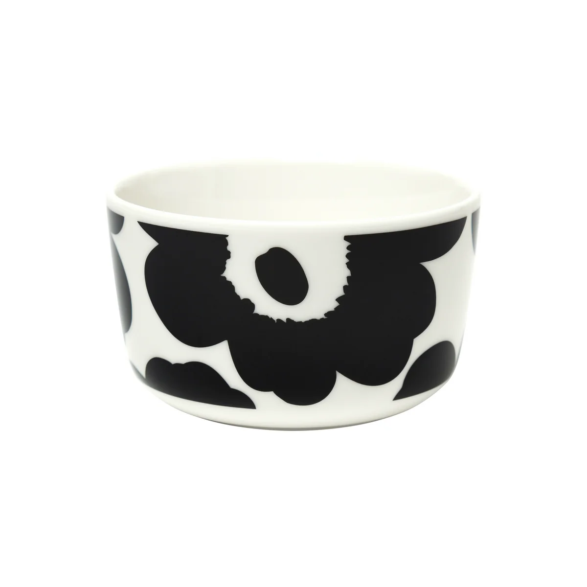 Marimekko - Oiva Unikko Bol 250 ml, blanc / noir