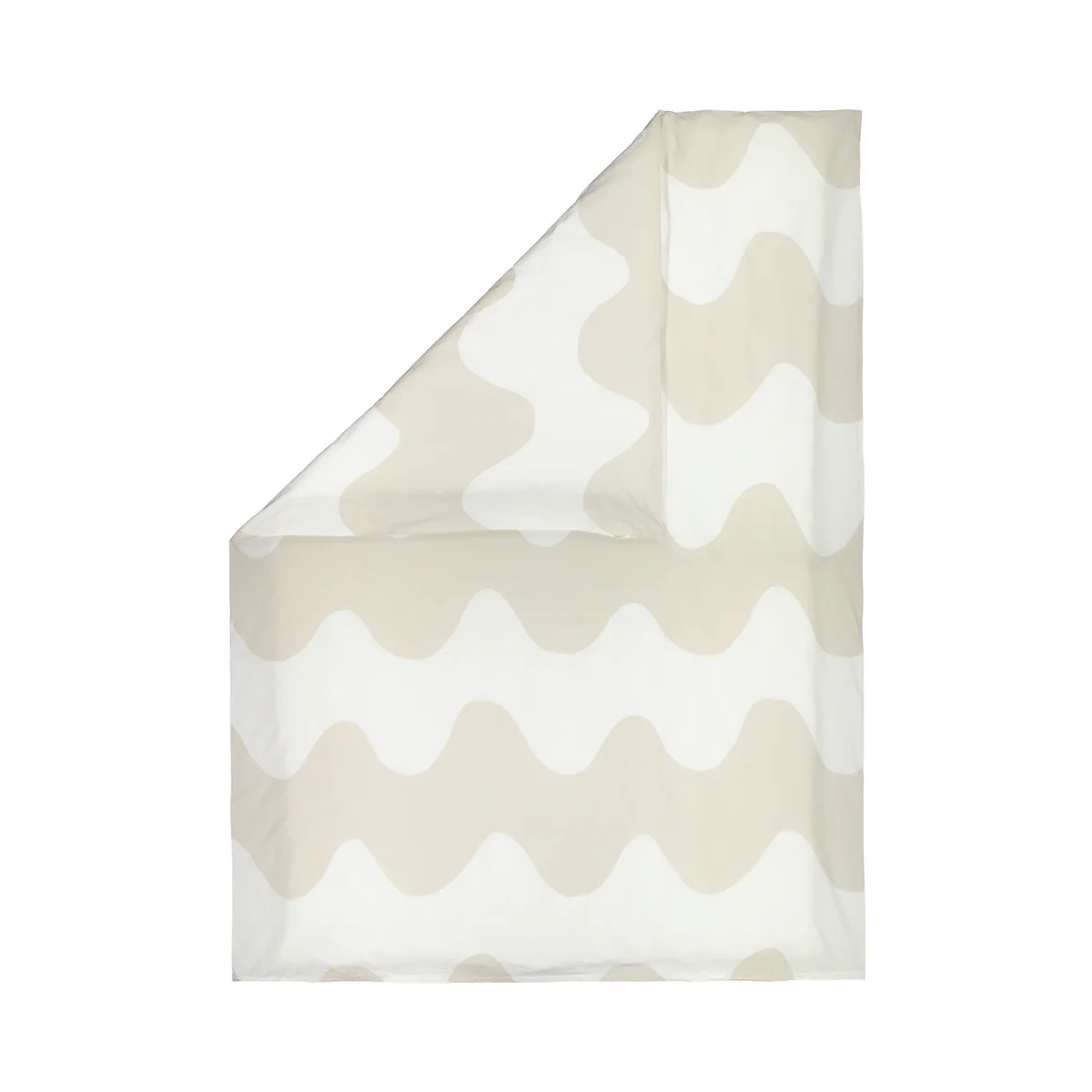 Marimekko - Lokki housse de couette 140 x 200 cm, blanc / beige Marimekko - Lokki housse de couette 140 x 200 cm, blanc / beige