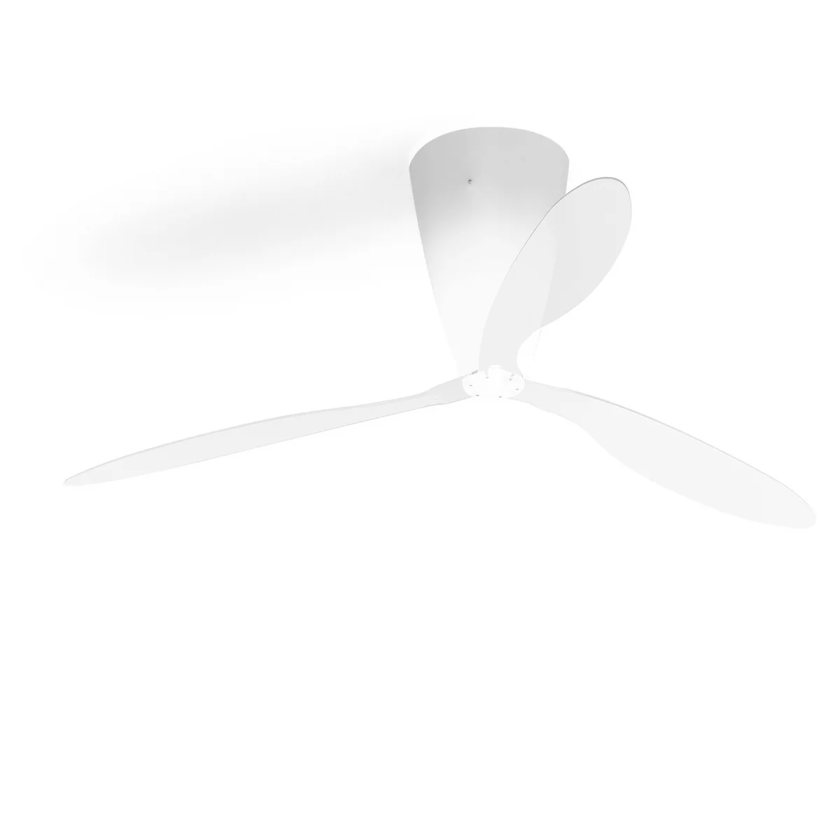 Luceplan - Blow D28 Ventilateur / Plafonnier, transparent Luceplan - Blow D28 Ventilateur / Plafonnier, transparent
