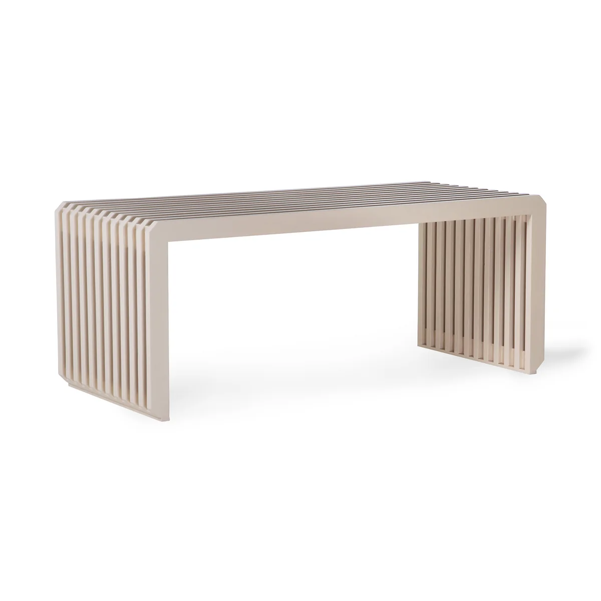 HKliving - Slatted Banc 96 cm, crème HKliving - Slatted Banc 96 cm, crème