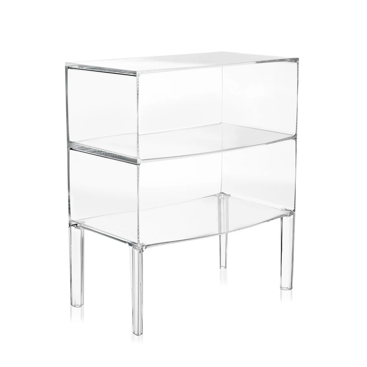 Kartell - Ghost Buster Commode grande, claire comme du cristal