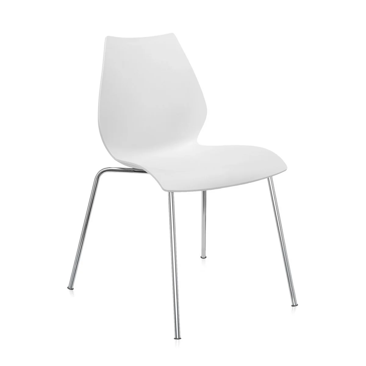 Kartell - Chaise Maui 2871, blanc zinc Kartell - Chaise Maui 2871, blanc zinc