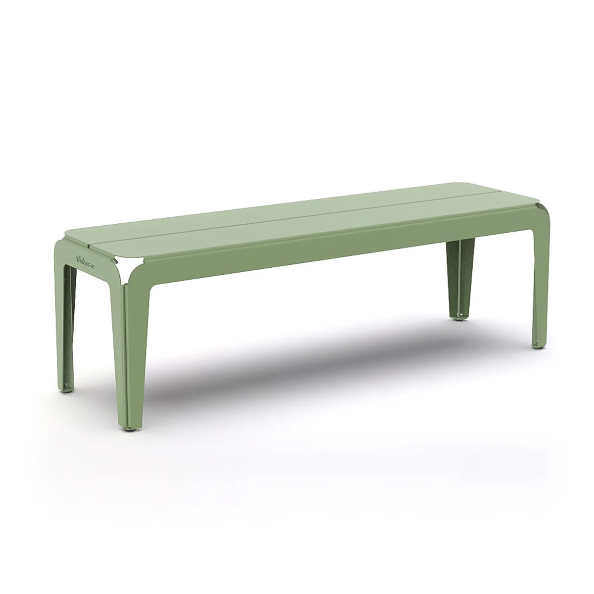 Weltevree - Bended Bench Banc L 140 cm, vert pâle (RAL 6021) Weltevree - Bended Bench Banc L 140 cm, vert pâle (RAL 6021)