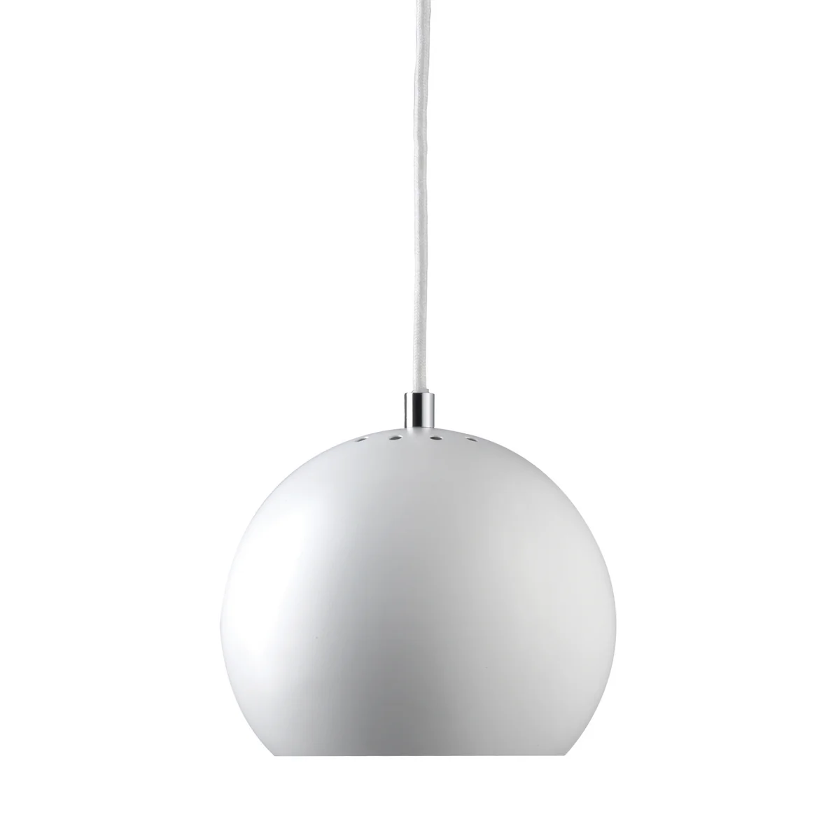 Frandsen - Ball Lampe suspendue Ø 18 cm, blanc mat / blanc Frandsen - Ball Lampe suspendue Ø 18 cm, blanc mat / blanc