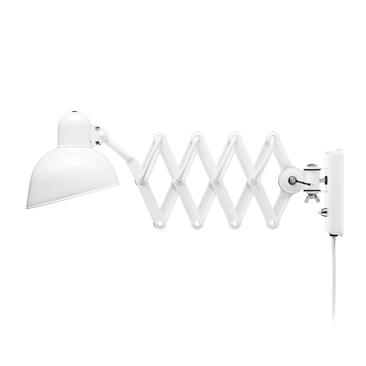 Fritz Hansen - KAISER idell 6718 Lampe à ciseaux Applique murale, blanc brillant