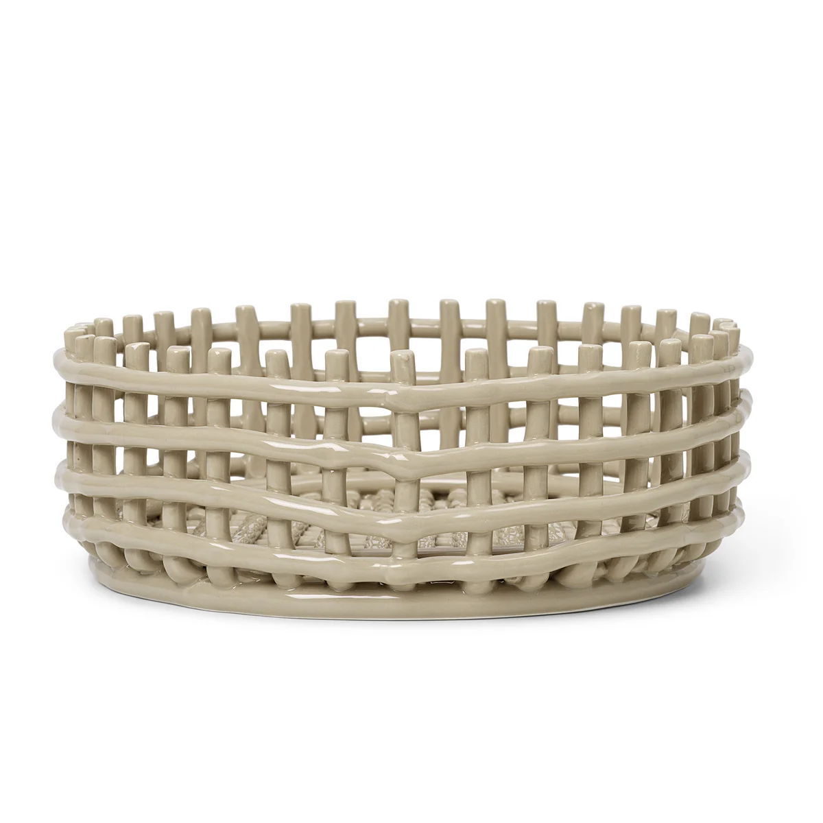 Ferm Living - Céramique Centerpiece Coupe, cashmere Ferm Living - Céramique Centerpiece Coupe, cashmere