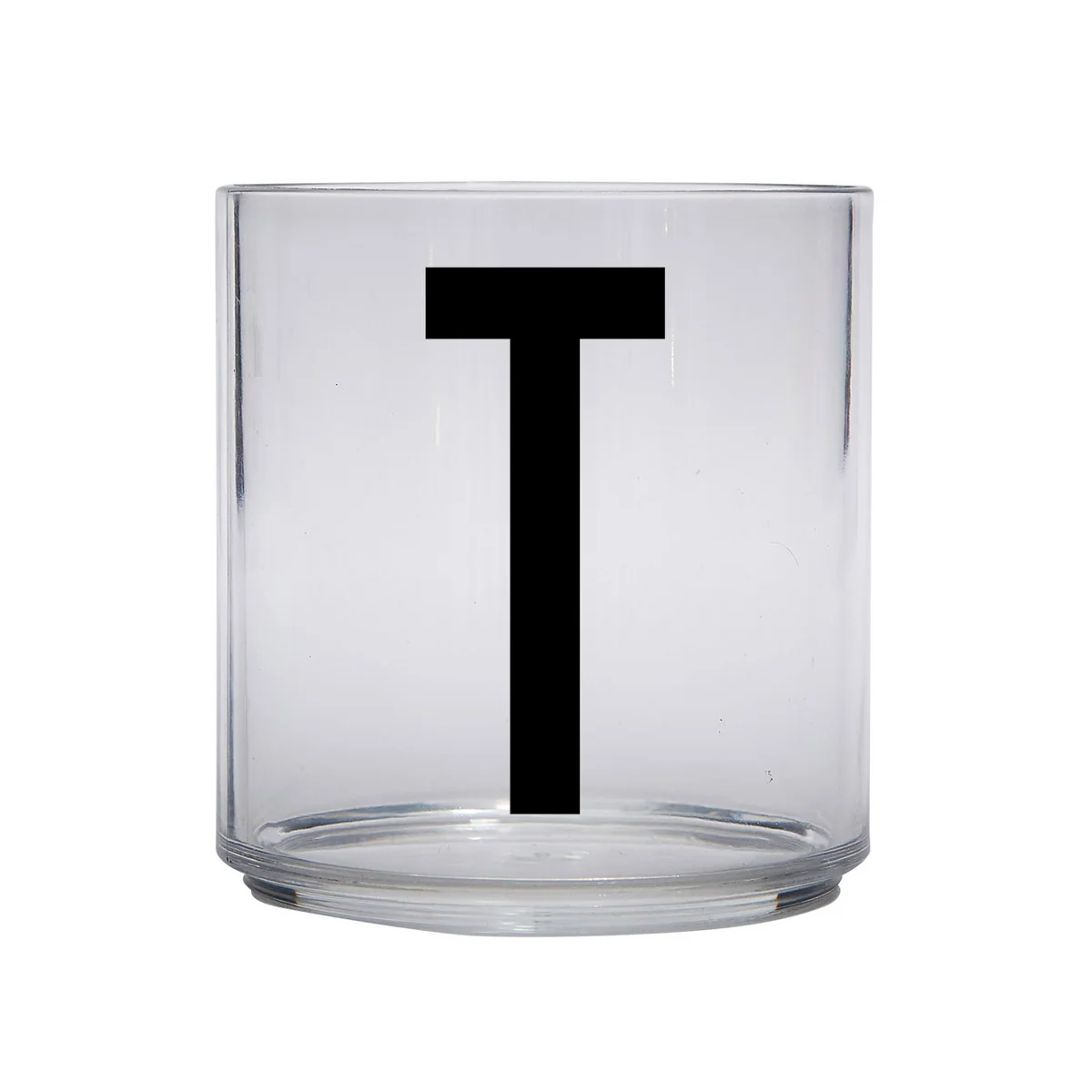 Design Letters - AJ Kids Personal Verre à boire, T Design Letters - AJ Kids Personal Verre à boire, T