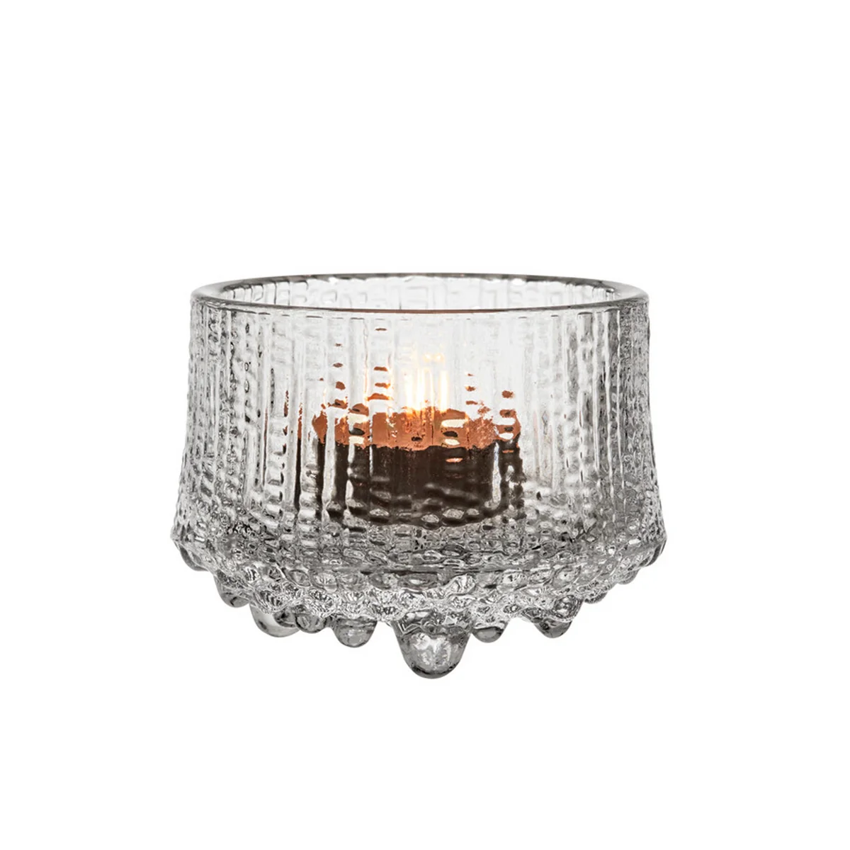 Iittala - Ultima Thule Porte-bougie à réchaud, 65 mm, transparent