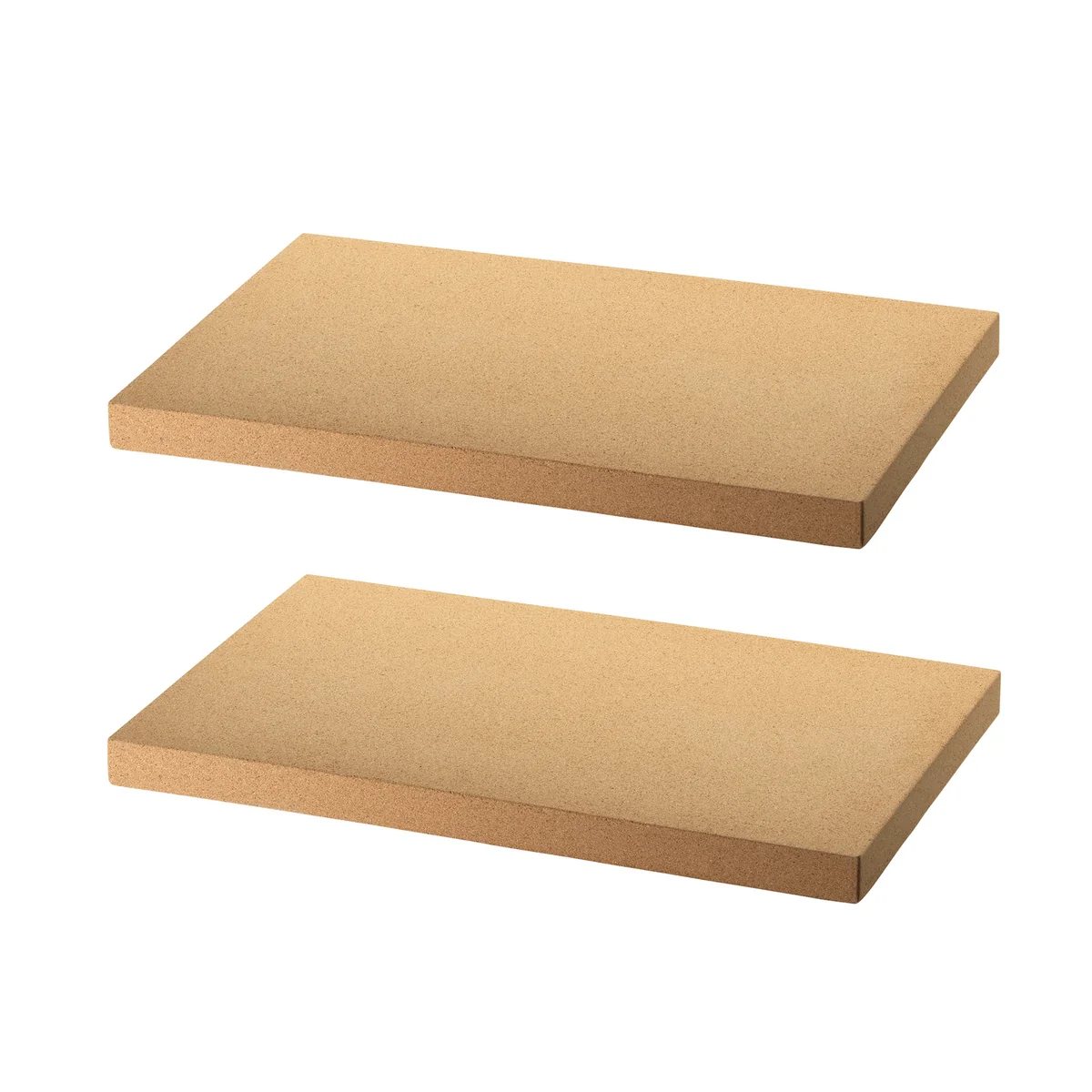 String - Bloc de liège, L 19 x P 30 cm, marron (lot de 2)