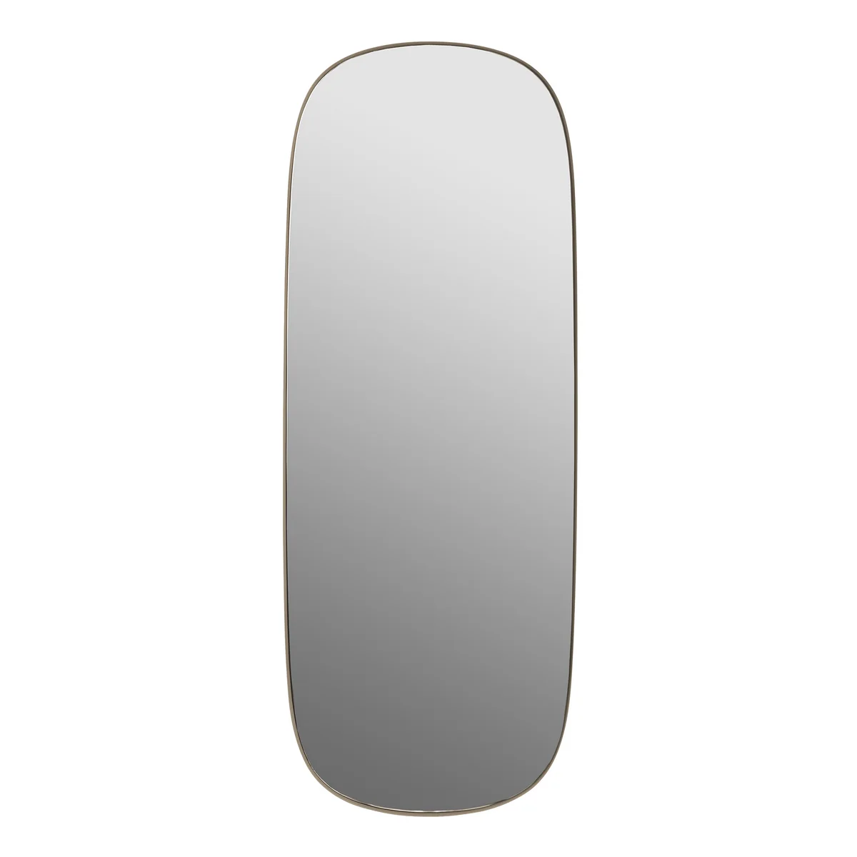 Muuto - Framed Mirror , grand, taupe / verre transparent Muuto - Framed Mirror , grand, taupe / verre transparent