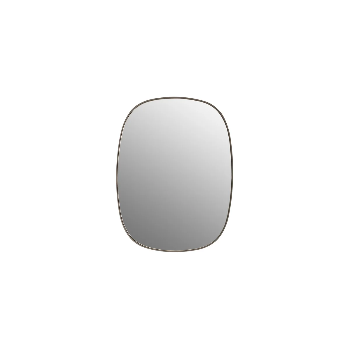 Muuto - Framed Mirror , petit, taupe / verre transparent Muuto - Framed Mirror , petit, taupe / verre transparent
