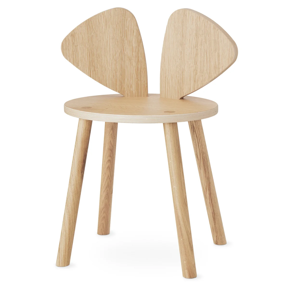 Nofred - Mouse School Chaise, chêne laqué mat