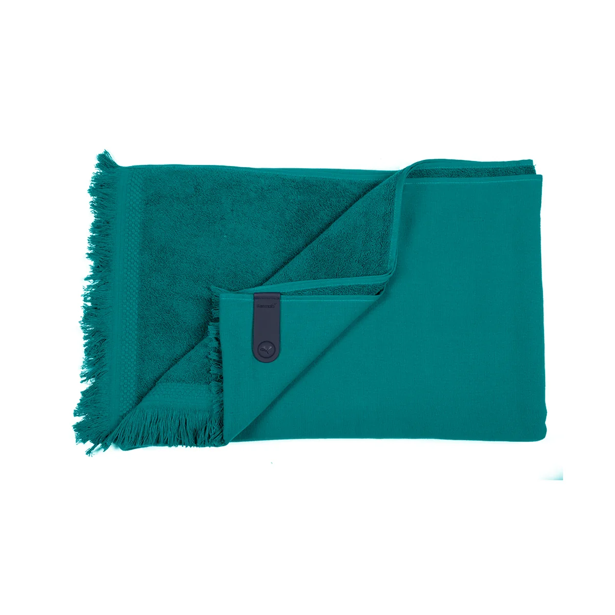 Fermob - Fouta Serviette de toilette, 100 x 200 cm, vert jade