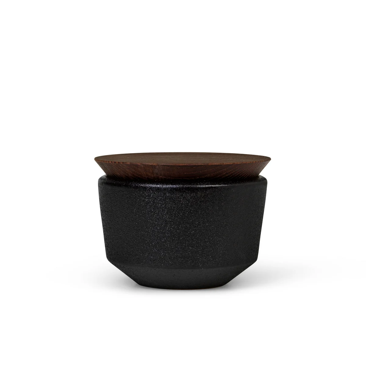 Rosendahl - RÅ Bol à sel avec couvercle, 150 ml, noir Rosendahl - RÅ Bol à sel avec couvercle, 150 ml, noir