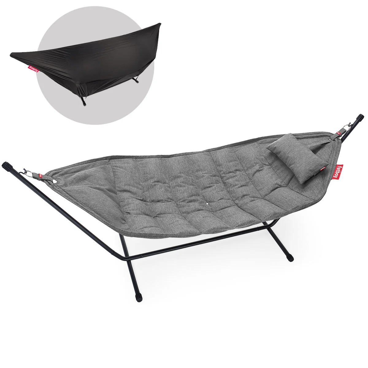 Fatboy - Headdemock Superb Deluxe Hamac, rock grey Fatboy - Headdemock Superb Deluxe Hamac, rock grey
