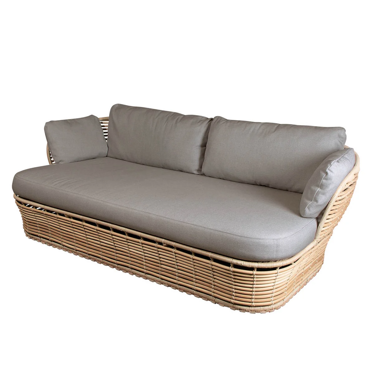 Cane-line - Basket Canapé 2 places Outdoor, naturel / taupe