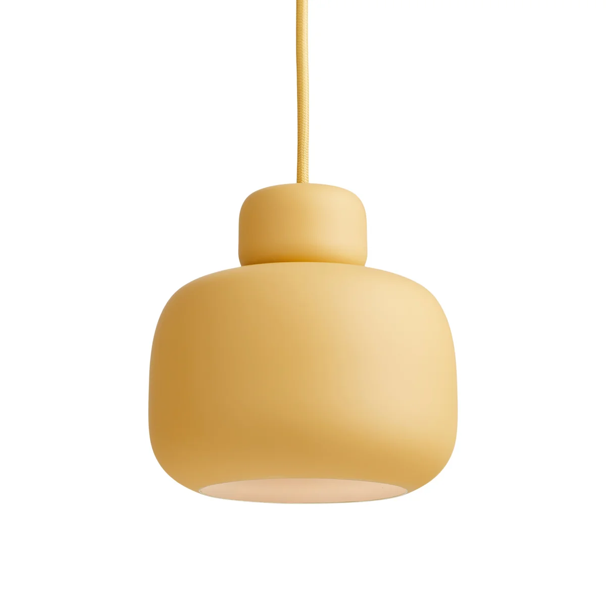 Woud - Stone Lampe à suspendre Ø 16 cm, mustard Woud - Stone Lampe à suspendre Ø 16 cm, mustard