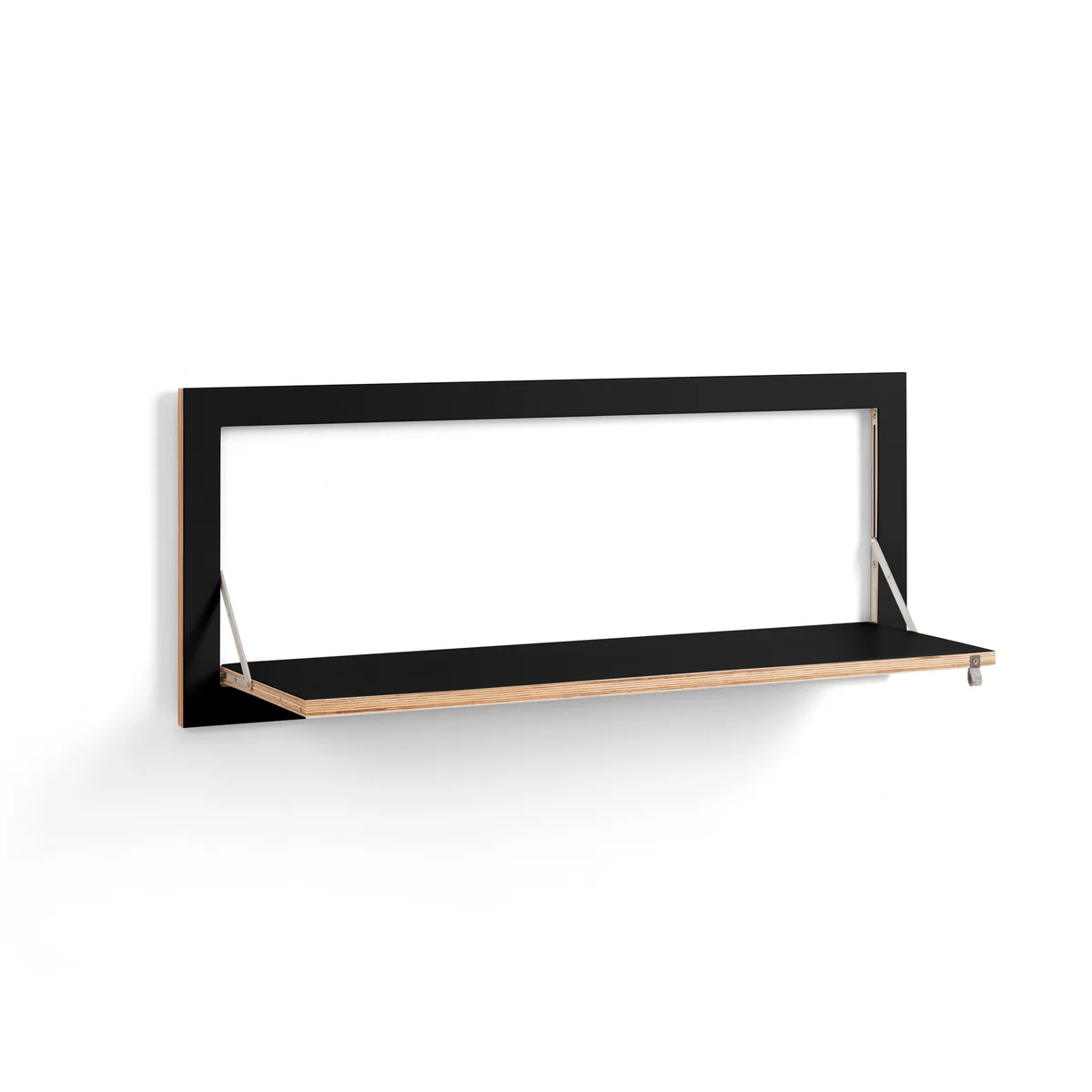 Ambivalenz - Fläpps Étagère, 1 étagère, 100 x 40 cm, noir Ambivalenz - Fläpps Étagère, 1 étagère, 100 x 40 cm, noir