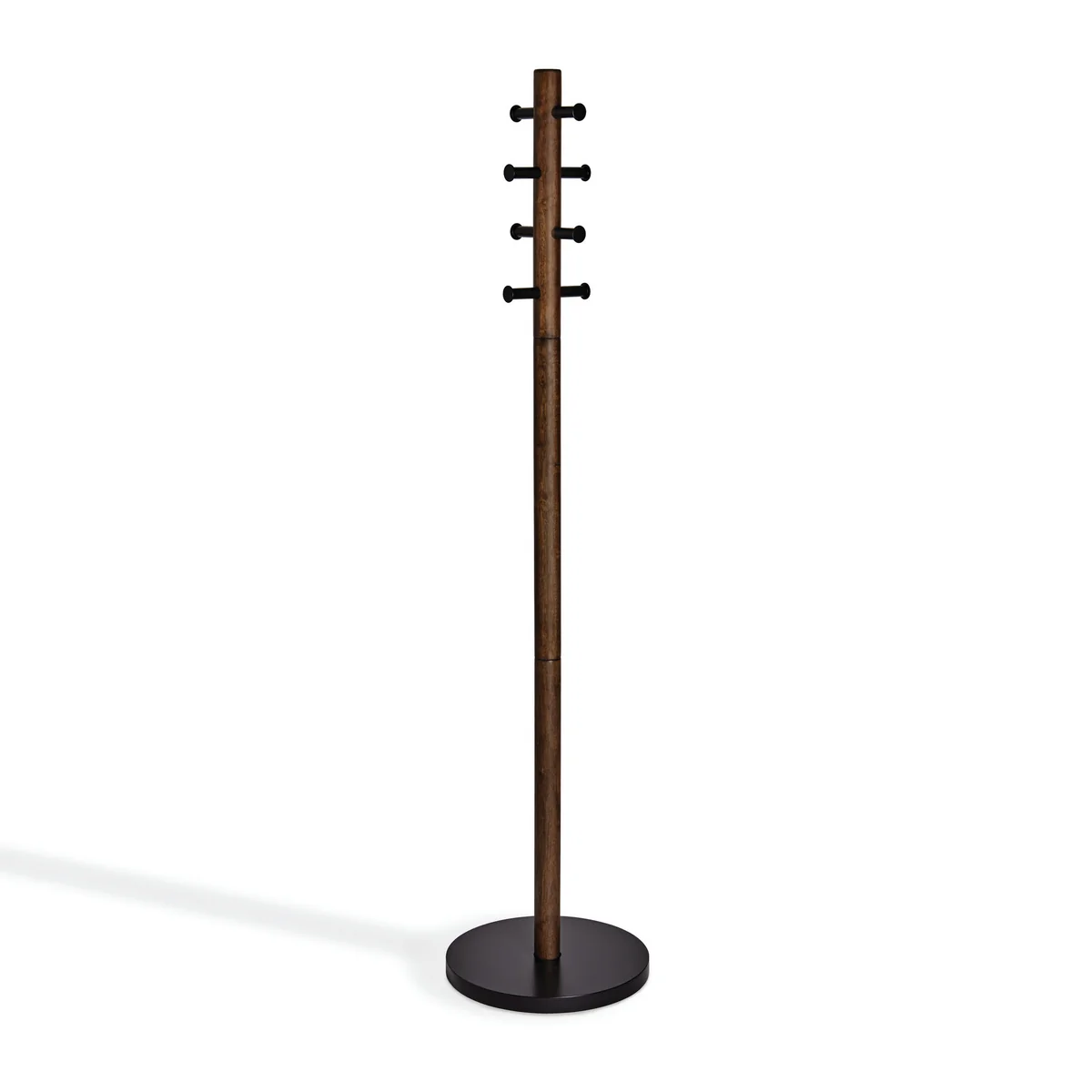 Umbra - Pillar Porte-manteau, noir / noyer Umbra - Pillar Porte-manteau, noir / noyer
