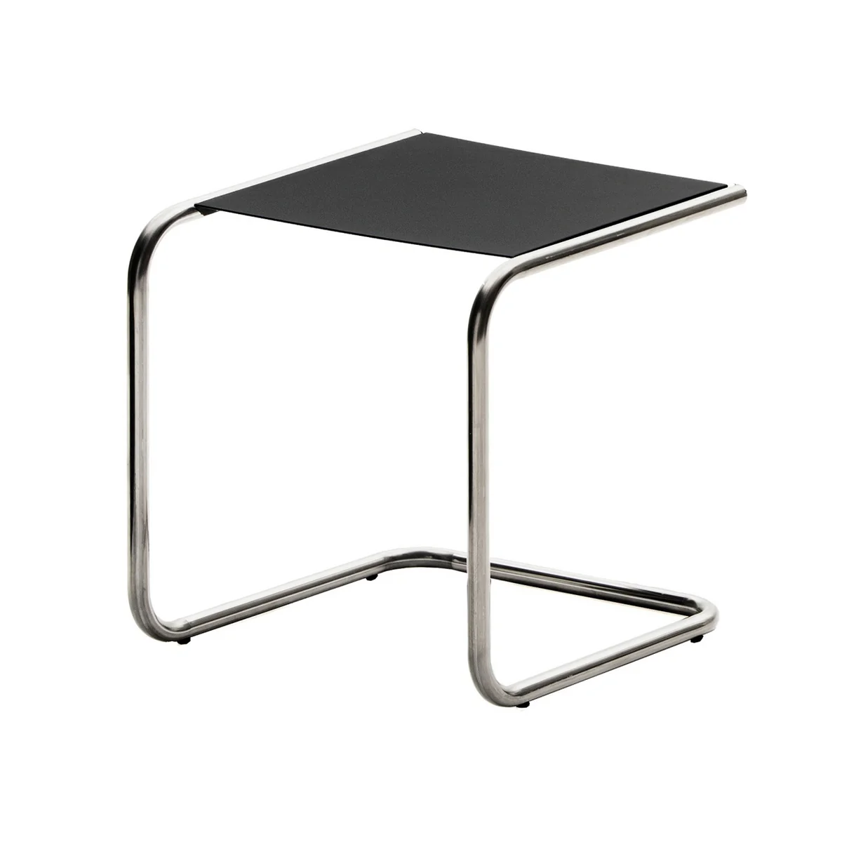 Fiam - Club Table d'appoint, aluminium / noir Fiam - Club Table d'appoint, aluminium / noir