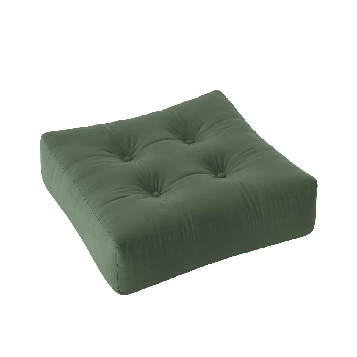 Karup - More Pouf, 70 x 70 cm, vert olive (756) Karup - More Pouf, 70 x 70 cm, vert olive (756)