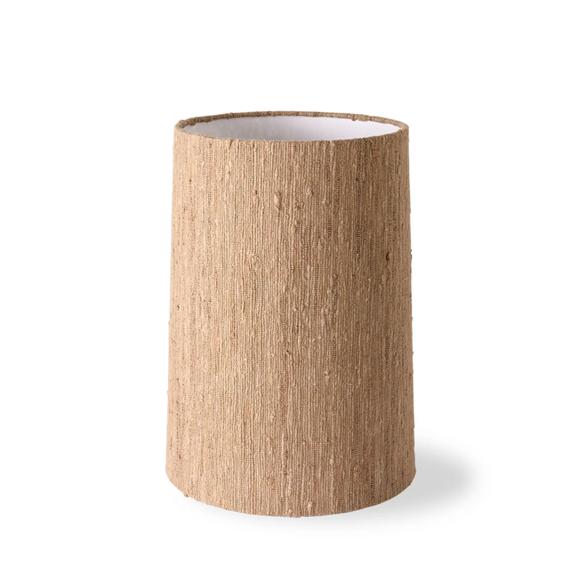 HKliving - Abat-jour en soie pour lampe de table, Ø 32 cm, marron