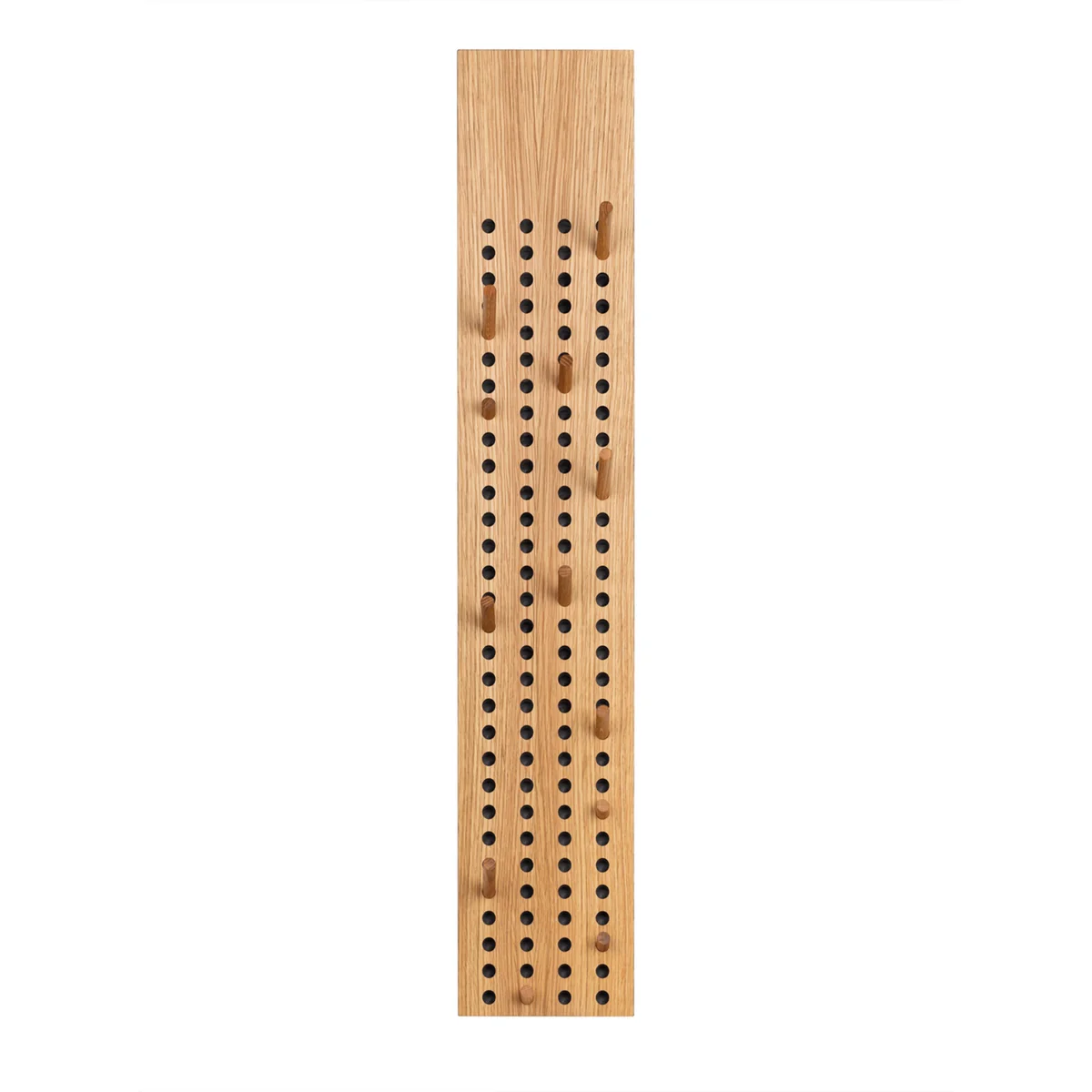 We Do Wood - Scoreboard Grand portemanteau vertical, chêne naturel We Do Wood - Scoreboard Grand portemanteau vertical, chêne naturel