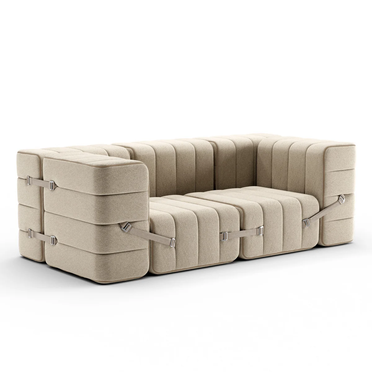 Ambivalenz - Curt Canapé Set 7, gris / beige (Jet - 9110) Ambivalenz - Curt Canapé Set 7, gris / beige (Jet - 9110)