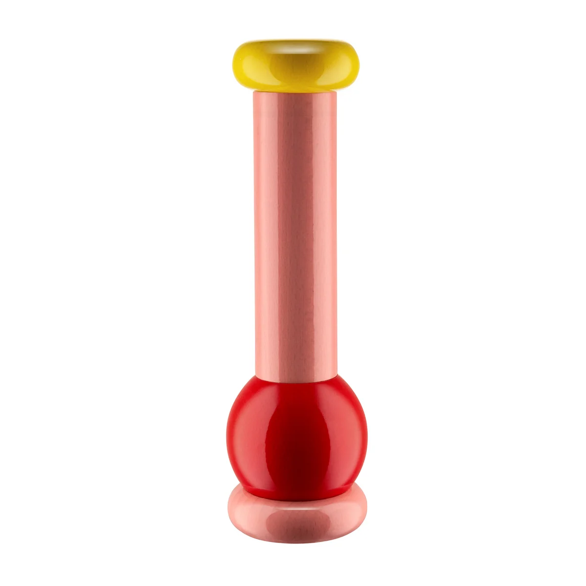 Alessi - Moulin à poivre MP0210 2, rose / rouge / jaune