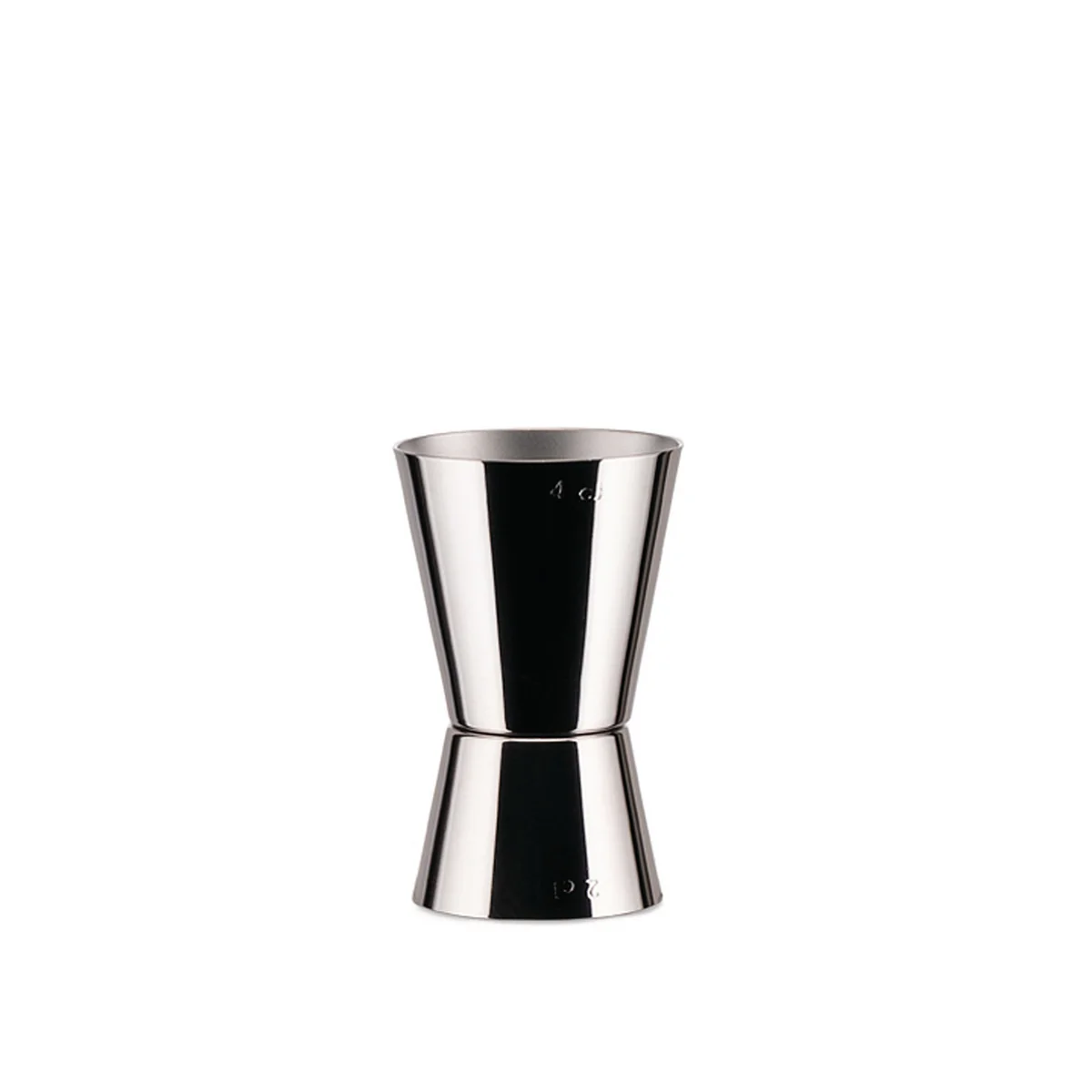 Alessi - L 865 Carafe à mesurer, 4 cl, acier inoxydable Alessi - L 865 Carafe à mesurer, 4 cl, acier inoxydable