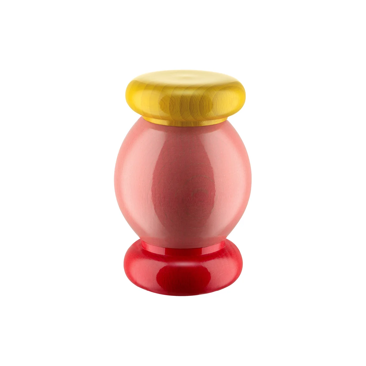 Alessi - Twergi Moulin à sel/poivre et à épices ES18, rose / rouge / jaune