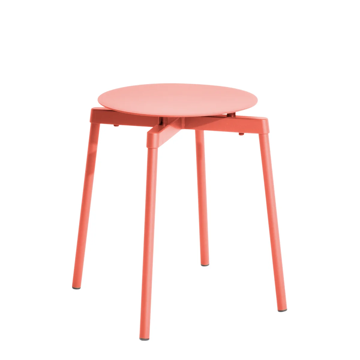 Petite Friture - Fromme Tabouret Outdoor, corail Petite Friture - Fromme Tabouret Outdoor, corail