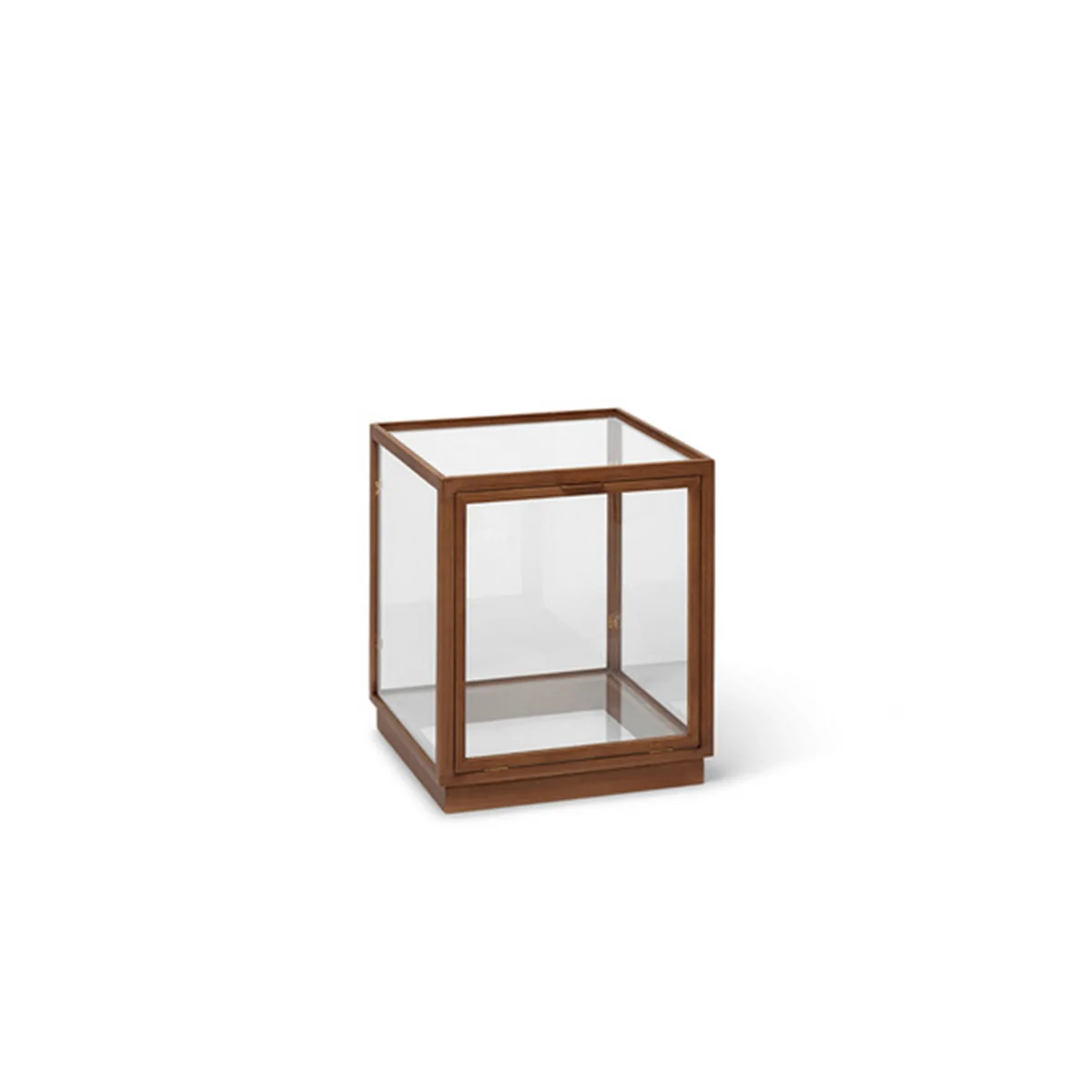 Ferm Living - Miru Vitrine en verre Montre, chêne teinté foncé