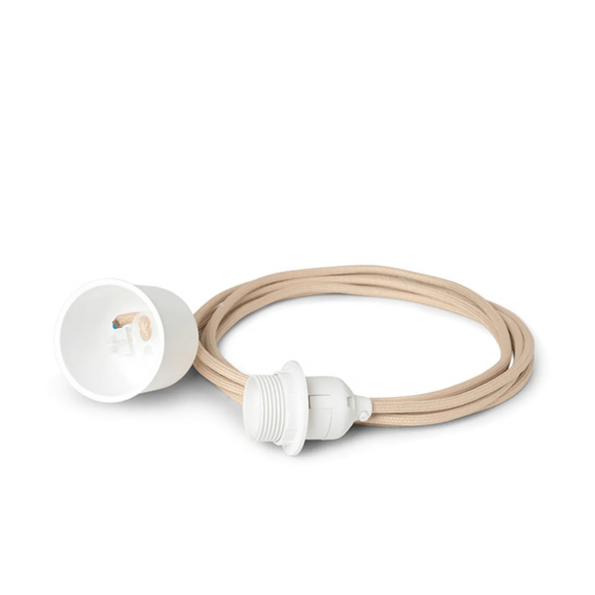 Ferm Living - Câble pour luminaires suspendus, 2 m, sable Ferm Living - Câble pour luminaires suspendus, 2 m, sable