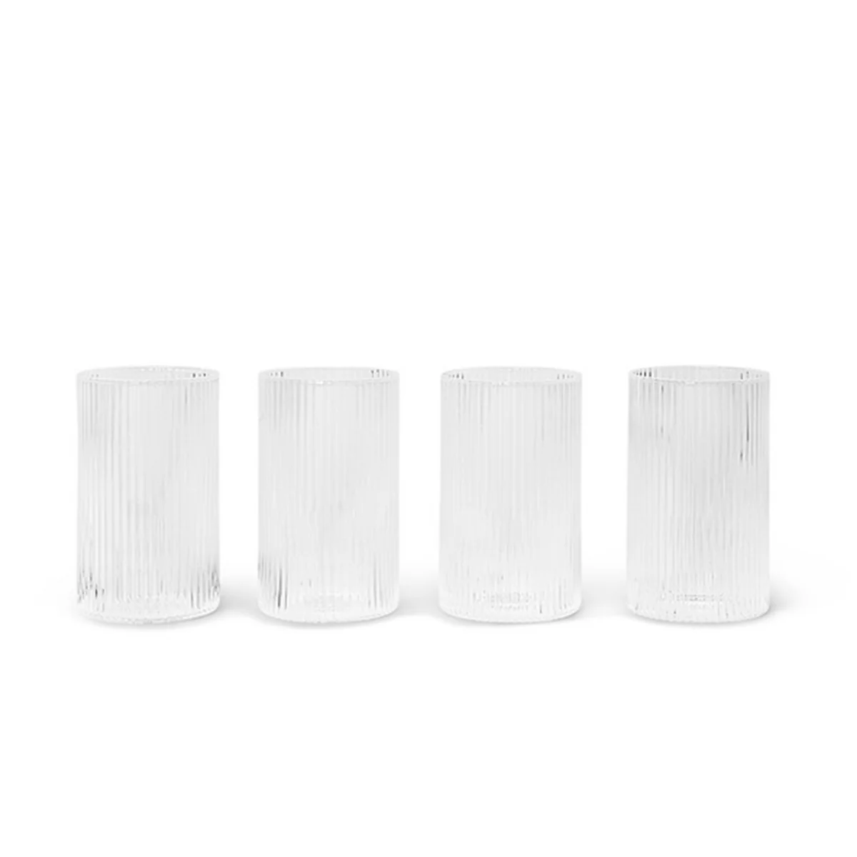 Ferm Living - Ripple Verrines, claires (set de 4)