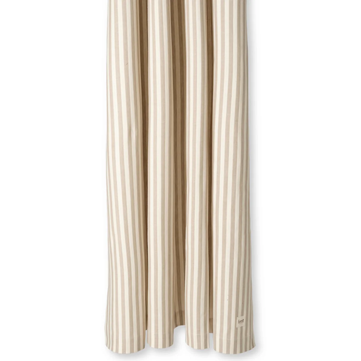 Ferm Living - Chambray Rideau de douche, sable / blanc cassé Ferm Living - Chambray Rideau de douche, sable / blanc cassé