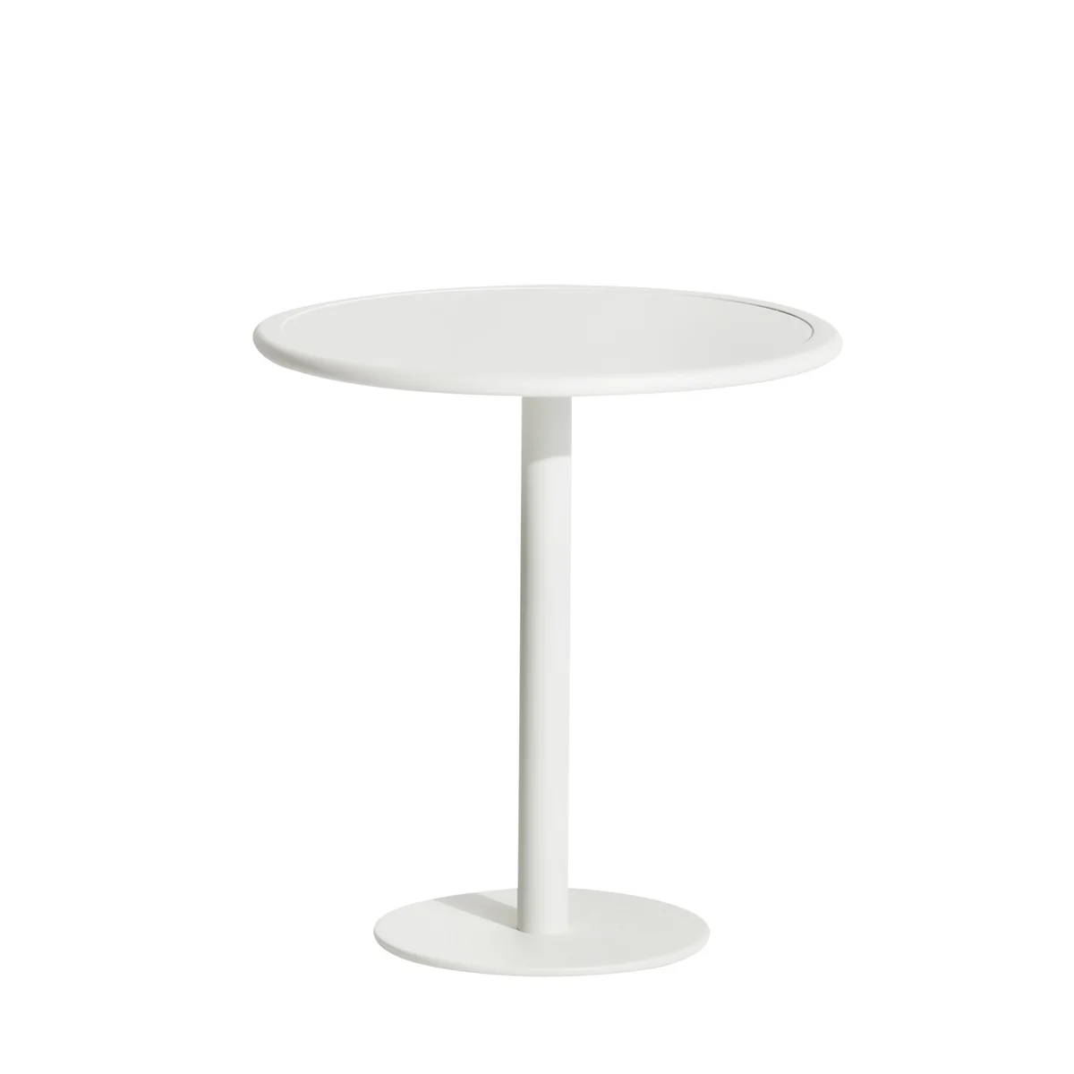 Petite Friture - Week-End Table de bistrot Outdoor, Ø 70 cm, blanc