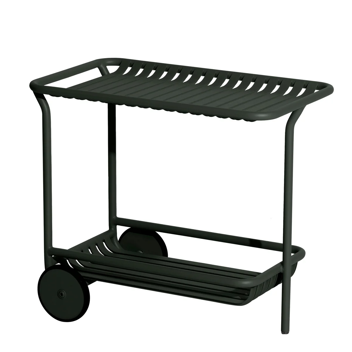 Petite Friture - Week-End Trolley Outdoor, vert verre Petite Friture - Week-End Trolley Outdoor, vert verre