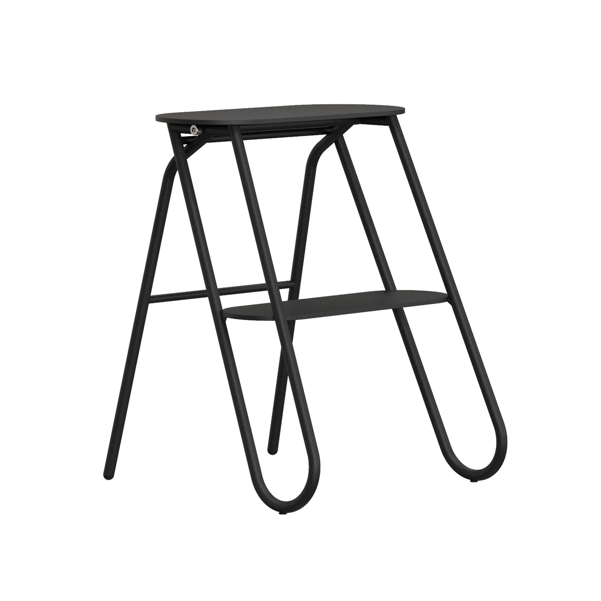 Frost - Bukto Marchepied pliant, small, H 46 cm, noir Frost - Bukto Marchepied pliant, small, H 46 cm, noir