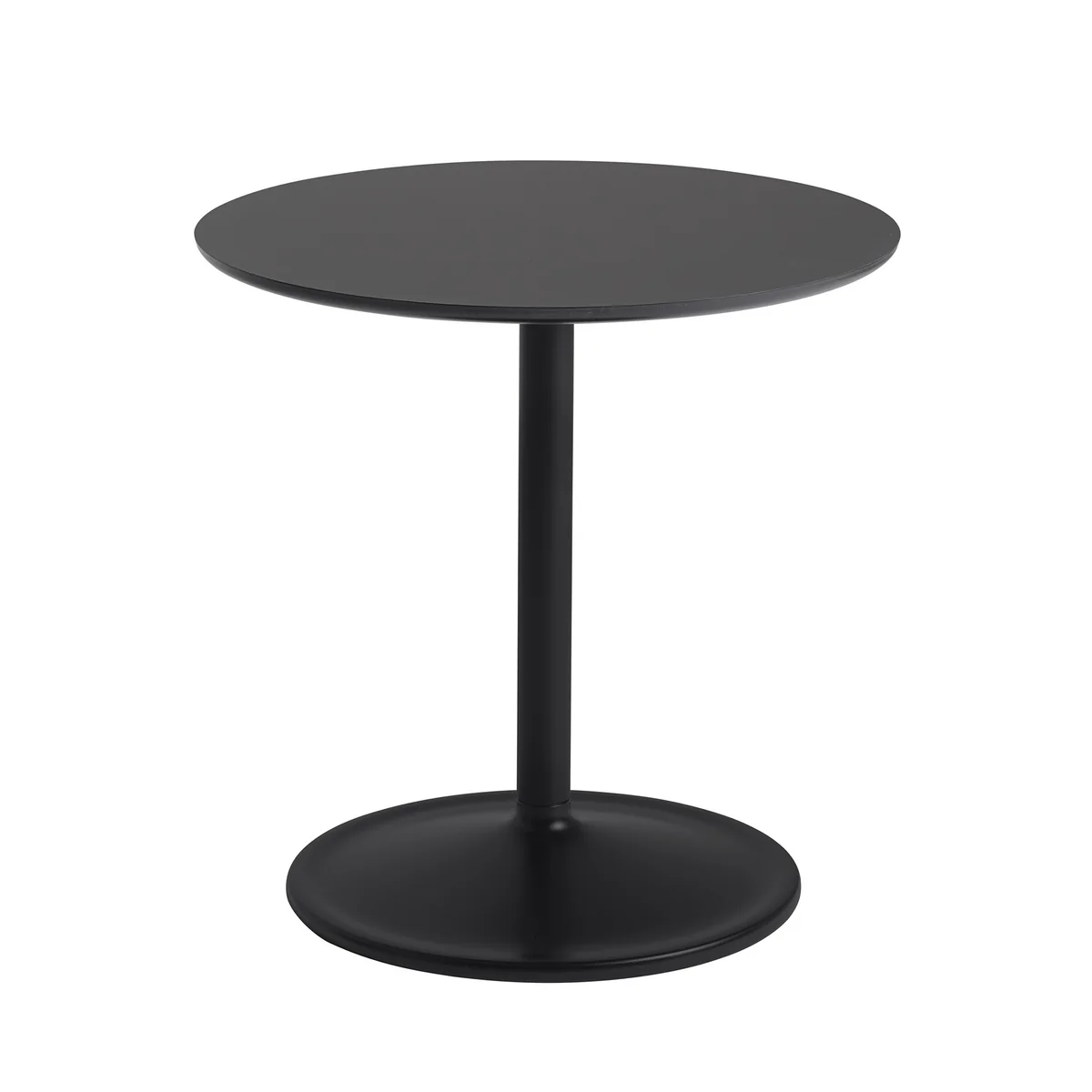 Muuto - Soft Table d'appoint, Ø 48 cm, H 48 cm, noir Muuto - Soft Table d'appoint, Ø 48 cm, H 48 cm, noir