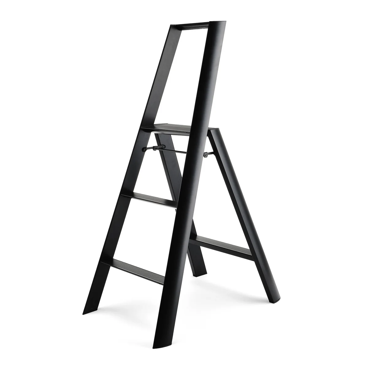 Metaphys - Lucano 3 Step Escabeau pour tabouret, noir Metaphys - Lucano 3 Step Escabeau pour tabouret, noir