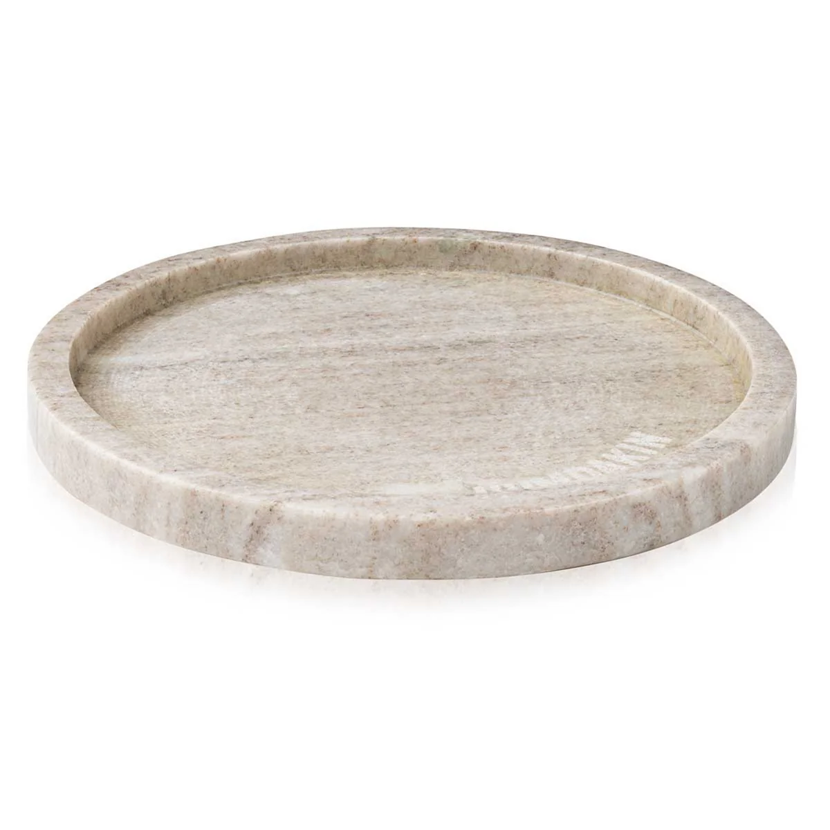 Humdakin - Plateau en marbre, Ø 22 cm, brun Humdakin - Plateau en marbre, Ø 22 cm, brun