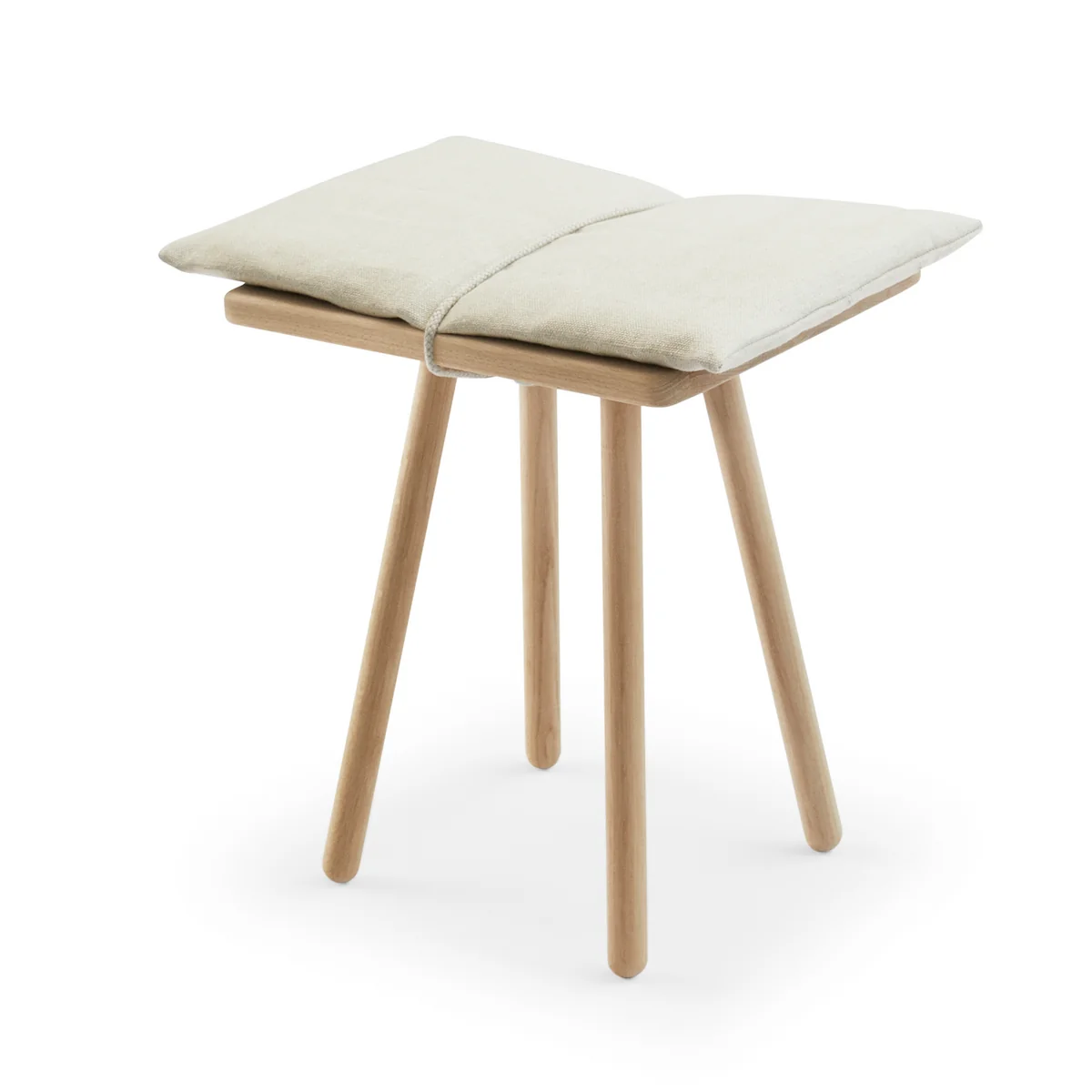 Fritz Hansen - Skagerak Georg Tabouret, chêne naturel / blanc Fritz Hansen - Skagerak Georg Tabouret, chêne naturel / blanc