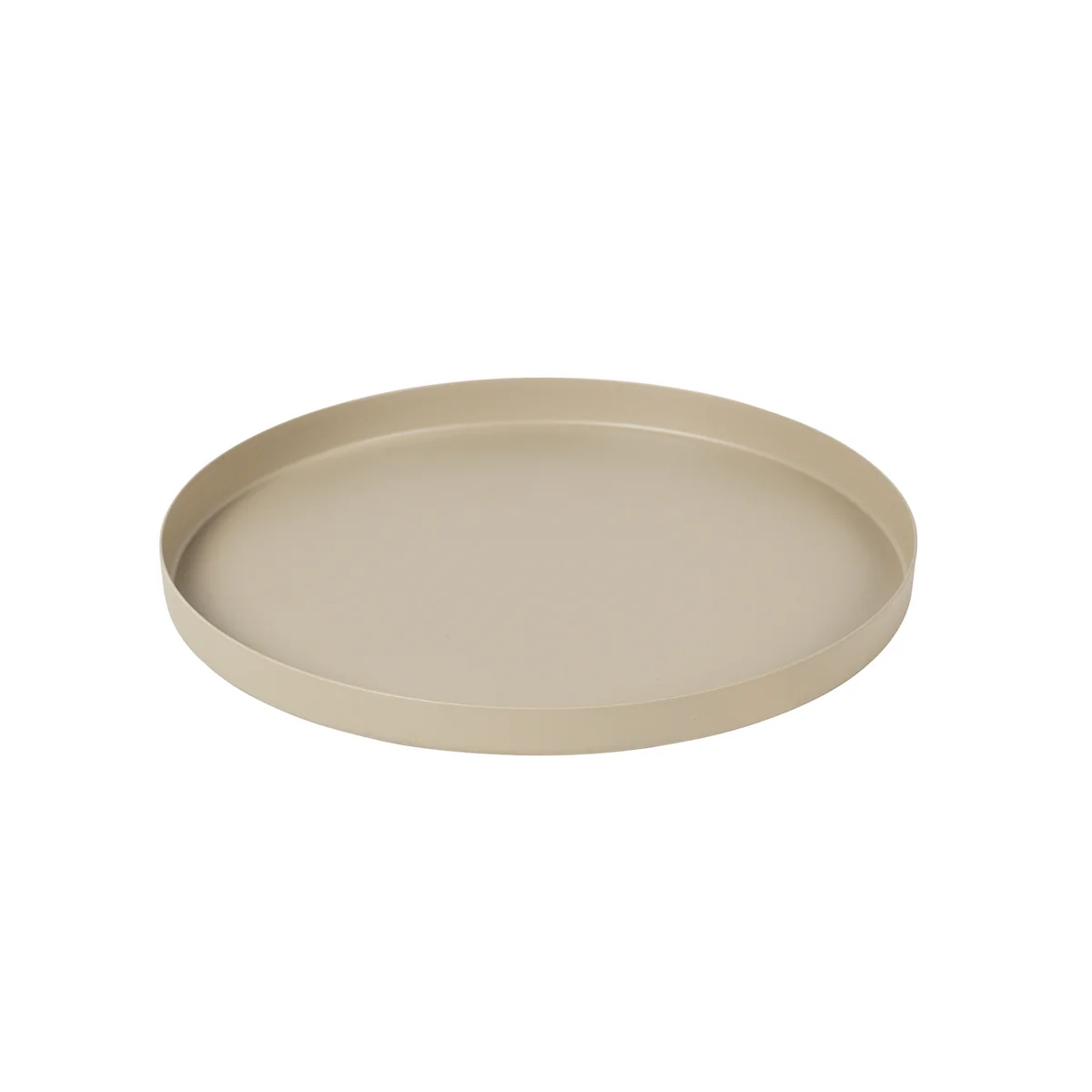 Broste Copenhagen - Donna Assiette décorative, Ø 22 cm, rainy day light grey