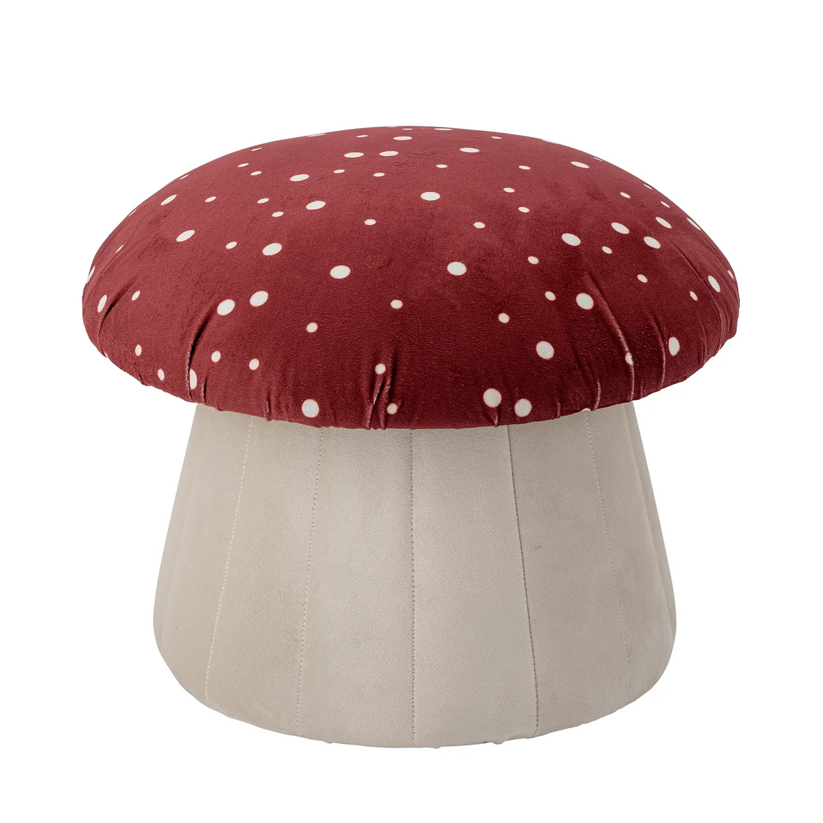 Bloomingville - Lue Pouf Ø 37 x H 30 cm, rouge Bloomingville - Lue Pouf Ø 37 x H 30 cm, rouge