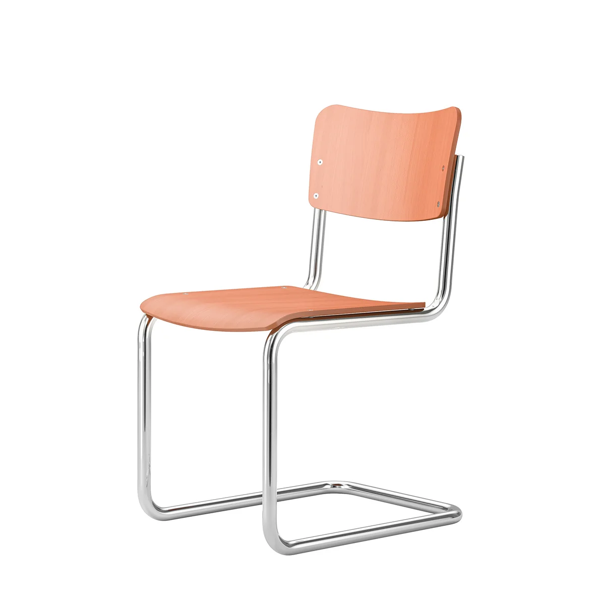 Thonet - Chaise haute S 43 K, agate corail Thonet - Chaise haute S 43 K, agate corail