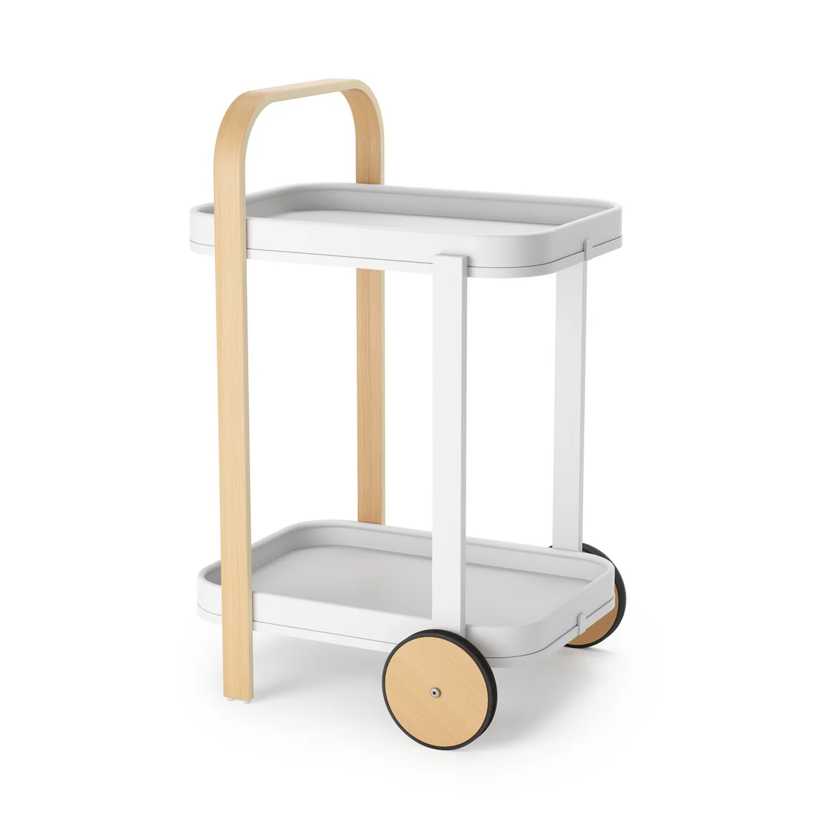 Umbra - Bellwood Chariot de service, blanc / nature Umbra - Bellwood Chariot de service, blanc / nature